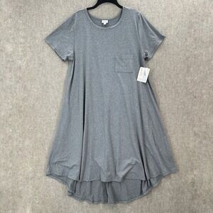 lularoe debbie dress fit LuLaRoe Debbie XL Olive Green Stone-Washed Sheath Dress